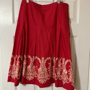 Tommy Hilfiger Drop Pleated Skirt